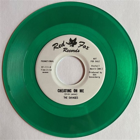 SAVAGES "The Best Thing You Ever Had / Cheating On Me" 7" (green)