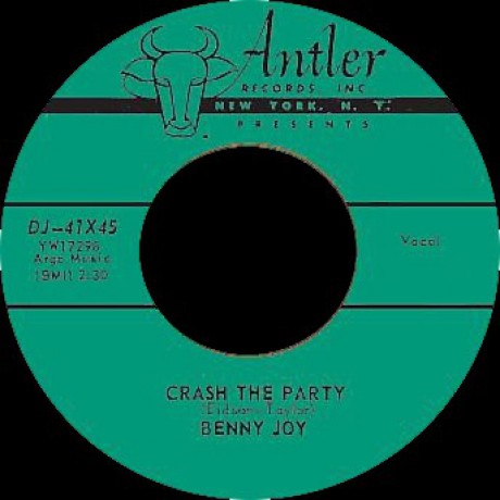 BENNY JOY "LITTLE RED BOOK / CRASH THE PARTY" 7"