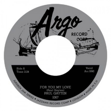 PAUL GAYTEN "For You My Love / Down Boy" 7"