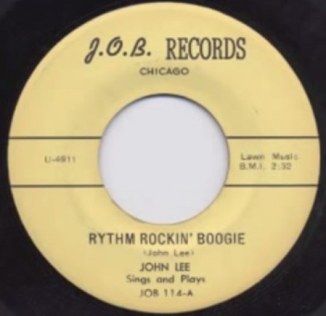 JOHN LEE (HENLEY) "RHYTHM ROCKIN’ BOOGIE / KNOCKIN’ ON LULA MAE’S DOOR" 7"