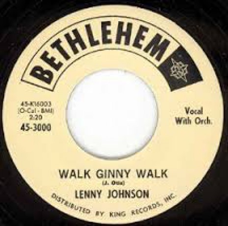 Lenny Johnson "Walk Ginny Walk/Gee Gee Baby" 7"