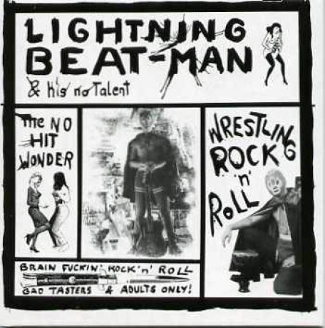 LIGHTNING BEAT-MAN "WRESTLING R'N'R" LP