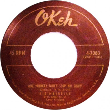 BIG MAYBELLE "WHOLE LOTTA SHAKIN’ GOIN’ ON / ONE MONKEY DON’T STOP NO SHOW" 7"