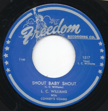 CARL CAMPBELL "OOH WEE BABY! / L.C. WILLIAMS "SHOUT BABY SHOUT" 7"