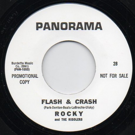 ROCKY AND THE RIDDLERS "FLASH AND CRASH/BATMAN" 7"