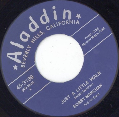 BOBBY MARCHAN "JUST A LITTLE WALK / HAVE MERCY" 7"