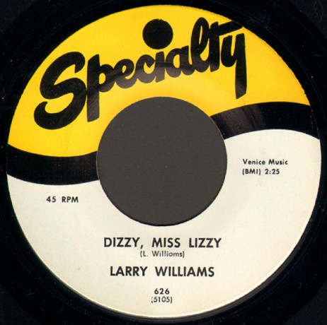 LARRY WILLIAMS "SLOW DOWN/DIZZY MISS LIZZY" 7"