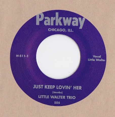 LITTLE WALTER TRIO "JUST KEEP ON LOVIN' HER" 7"