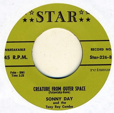 SONNY DAY "BEYOND THE SHADOW OF A DOUBT/Creature From Outer Space" 7"