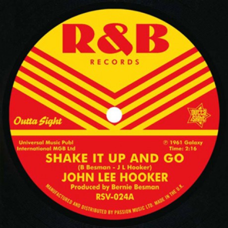 JOHN LEE HOOKER "Shake It Up And Go" / HERB ZANE "Twistin' At The Pit" 7"