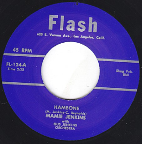 MAMIE JENKINS "HAMBONE / JUMP WITH ME BABY" 7"