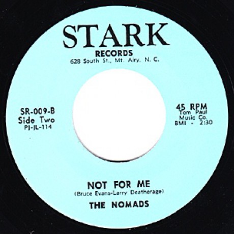 NOMADS "NOT FOR ME / HOW MANY TIMES" 7"