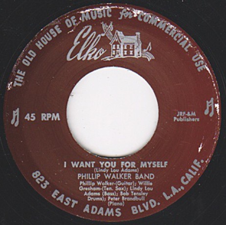 PHILLIP WALKER "I WANT YOU FOR MYSELF/ LOUISIANA WALK" 7"
