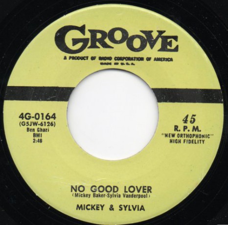 MICKEY & SYLVIA "NO GOOD LOVER/WALKIN IN THE RAIN" 7"