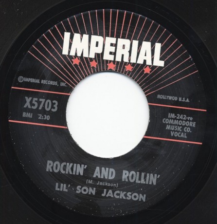 T-BONE WALKER "TRAVELIN’ BLUES" / LIL’ SON JACKSON "ROCKIN’ & ROLLIN" 7"