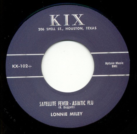 LONNIE MILEY "Satellite Fever- Asiatic Flu/ Rockum Beat" 7"