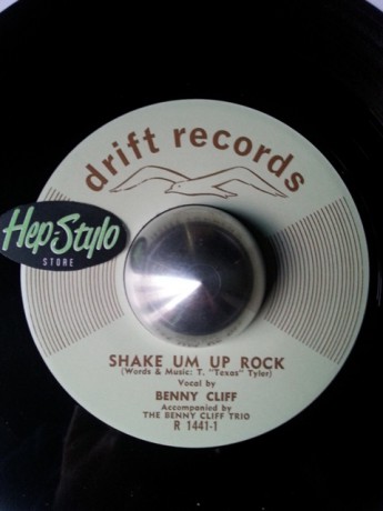 Benny Cliff Trio ‎"Shake Em Up Rock/The Breaking Point" 7"