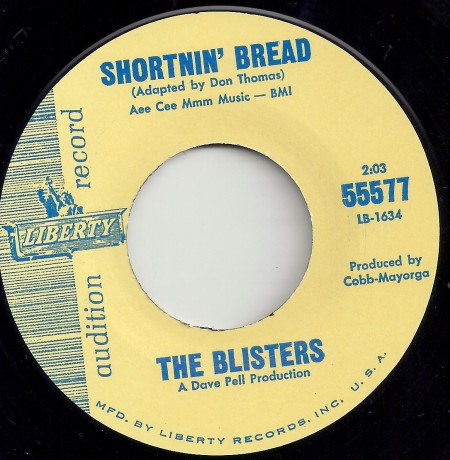 BLISTERS "SHORTNIN’ BREAD" / PYGMIES "DON’T MONKEY WITH TARZAN" 7"