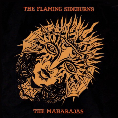 The Flaming Sideburns / The Maharajas split 7"