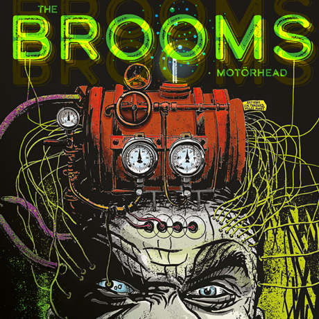 BROOMS / DEMOCRASH "Hawkwind Tribute Split" 7"