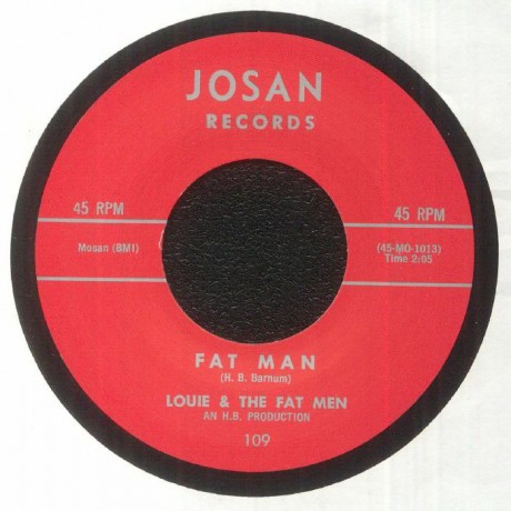 LOUIE AND THE FAT MEN "FAT MAN / THE HAPPIEST" 7"