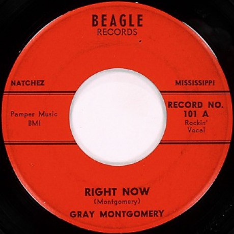 GRAY MONTGOMERY "Right Now / It's All Right" 7"