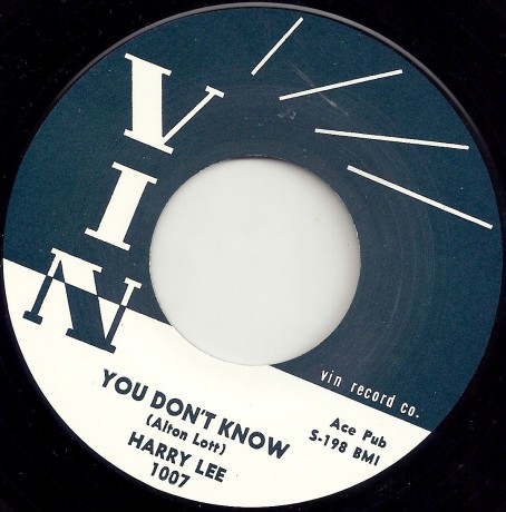 HARRY LEE "YOU DON’T KNOW / EVERYTIME I SEE YOU" 7"