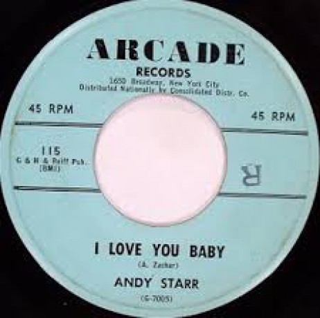 ANDY STARR "I Love You Baby / I Know It's True" 7"