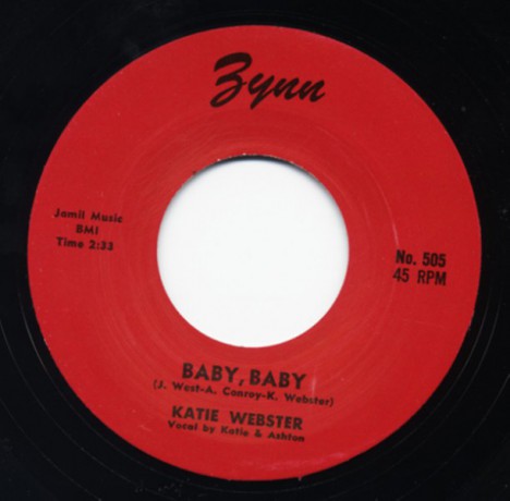 KATIE WEBSTER "BABY BABY / HOO WEE SWEET DADDY" 7"