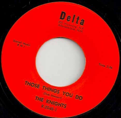 KNIGHTS "THOSE THINGS YOU DO / I WANT TO LOVE YOU" 7"