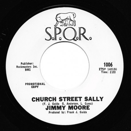 JIMMY MOORE "CHURCH STREET SALLY / I HATE YOU BABY" 7" 