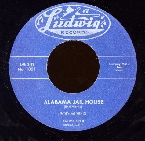 ROD MORRIS "Alabama Jail House / Ghost Of Casey Jones" 7"