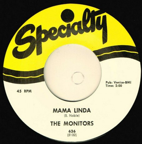 MONITORS "MAMA LINDA / HOP SCOTCH" 7"