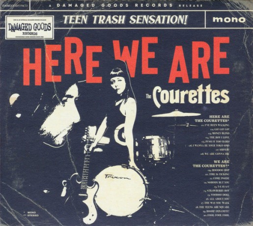 The Fabulous COURETTES "Here We Are The Courettes" CD