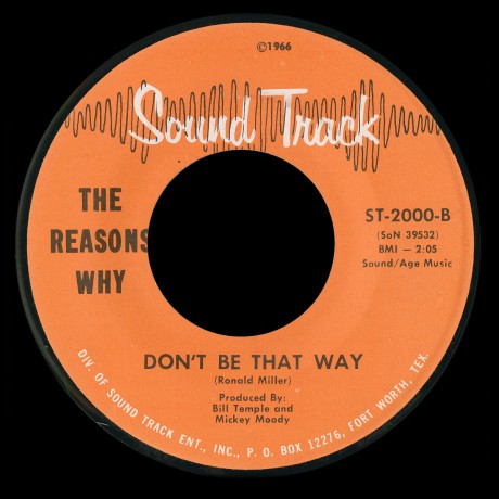 REASONS WHY "Don't Be That Way" / FANATICS "I Will Not Be Lonely" 7"