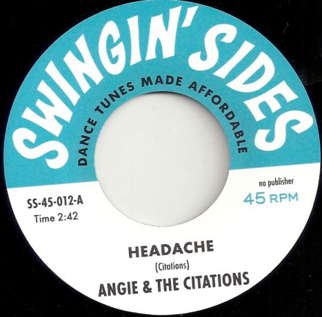 ANGIE & THE CITATIONS "Headache" / THE NOCTURNES "Journey To The Stars" 7"
