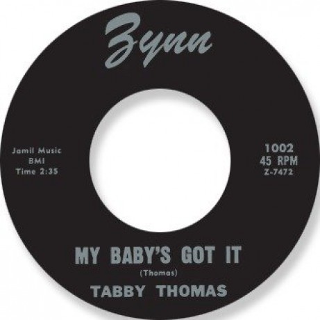 TABBY THOMAS "MY BABYS GOT IT / TOMORROW" 7"