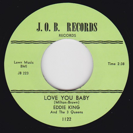 EDDIE KING "Love You Baby / Shakin Inside" 7"