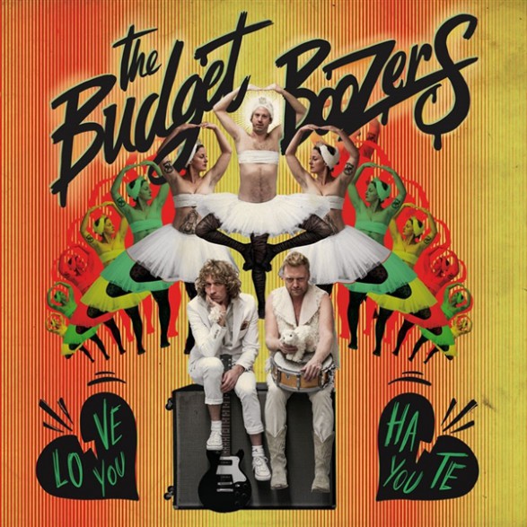 BUDGET BOOZERS "Love You, Hate You" LP+DC