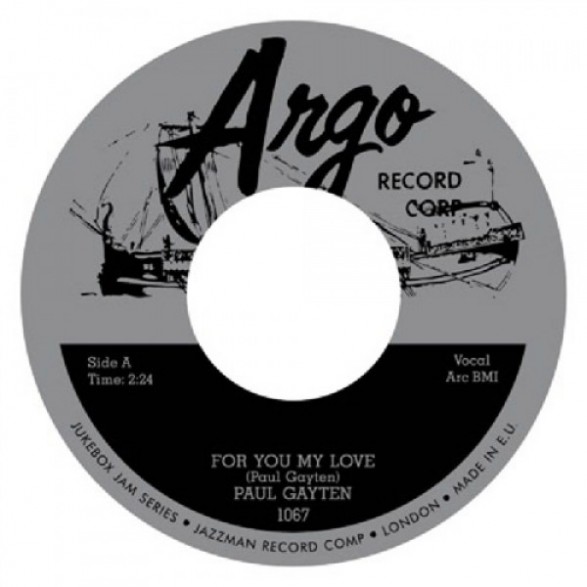 PAUL GAYTEN "For You My Love / Down Boy" 7"