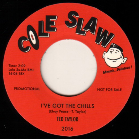 TED TAYLOR "I've Got The Chills" / THE CLOVERS "The Sheik" 7"