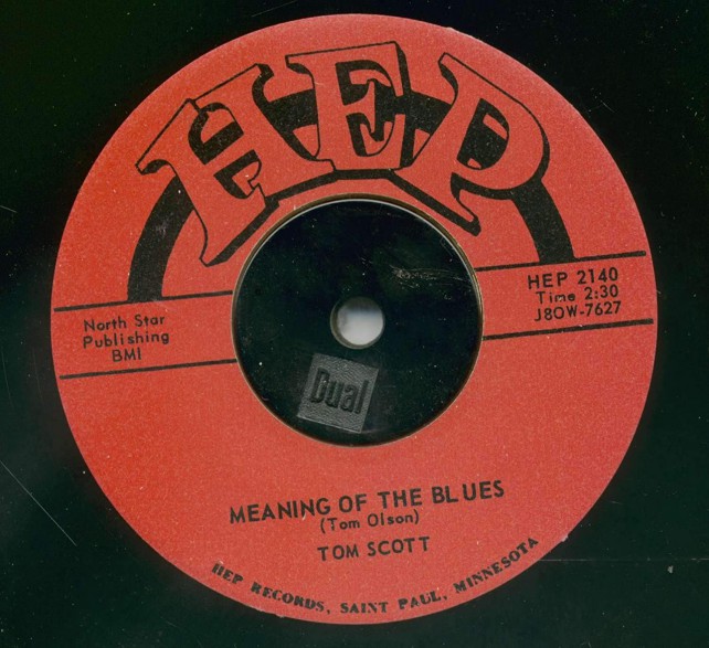 TOM SCOTT Record Hop / Meaning Of The Blues