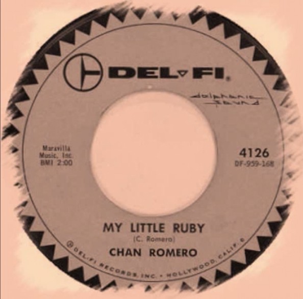 CHAN ROMERO "My Little Ruby/HIPPY HIPPY SHAKE" 7"