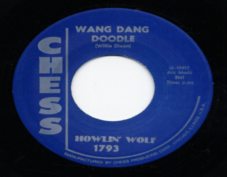 HOWLIN WOLF "DOWN IN THE BOTTOM/WANG DANG DOODLE" 7"