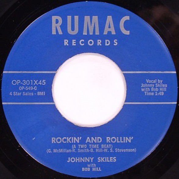 JOHNNY SKILES "Rockin' And Rollin' / Hard Luck Blues" 7"