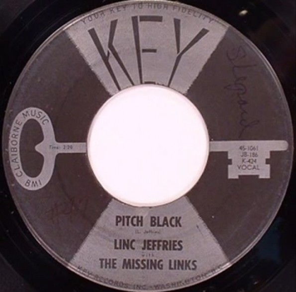 LINC JEFFRIES with THE MISSING LINKS "Pitch Black / On The Rampage" 7"