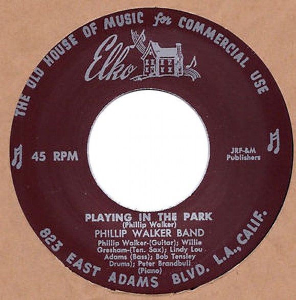 PHILLIP WALKER "HELLO MY DARLING/ PLAYING IN THE PARK" 7"