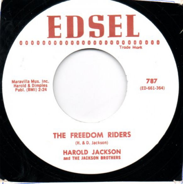 Harold Jackson & The Jackson Brothers "The Freedom Riders/Travelin'" 7"
