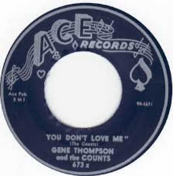 Gene Thompson & Counts "You Don't Love Me/Won't You Let Me Know" 7"
