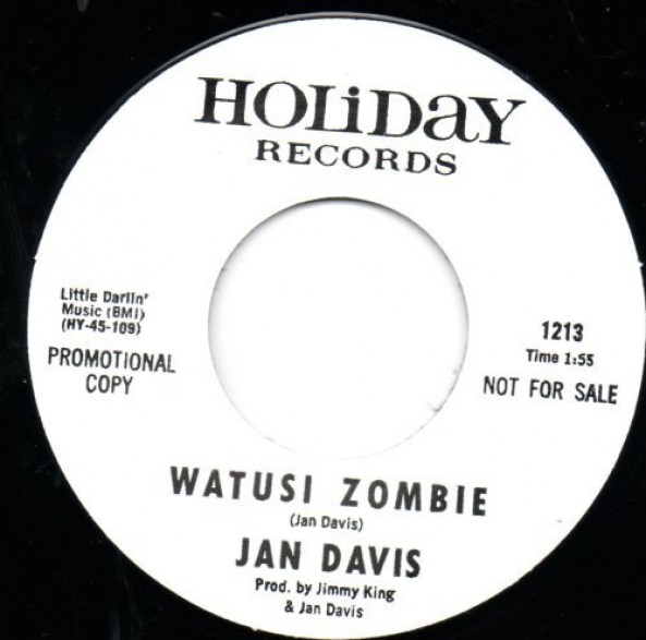 JAN DAVIS "WATUSI ZOMBIE / POOKY" 7"